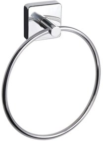 Kamalu - portasciugamani anello in acciaio modello kaman clode-422