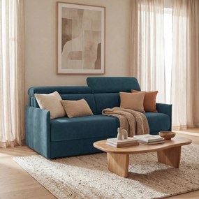 Miryam Divano letto con poggiatesta reclinabili e comfort maxi - design compatto in morbido tessuto smacchiabile T31