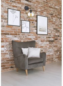 Applique MELLE BLACK 1xE27/60W/230V