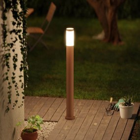 Paletto da Giardino 100cm CORTEN IK06 IP54 base E27