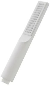 Doccetta monogetto da 23,5 cm bianco opaco in ABS anticalcare Hidra