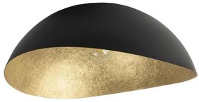 Lampadario SOLARIS 1xE27/60W/230V nero/oro, montaggio a soffitto