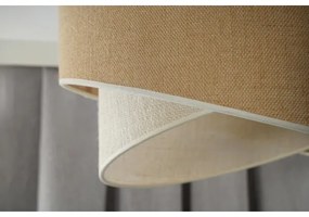 Duolla - Lampadario a sospensione con filo YUTE CELLO 1xE27/15W/230V diametro 45 cm marrone/grigio