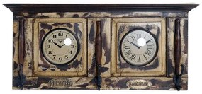 Orologio da Parete DKD Home Decor London Tec (81 x 15 x 37 cm)