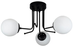 Apparecchio da soffitto nero, altezza 34 cm Star - Squid Lighting
