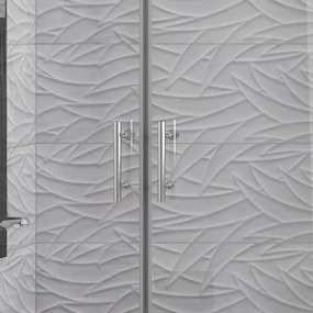 Box doccia 70x70 angolare apertura saloon KS2800-SSN - KAMALU