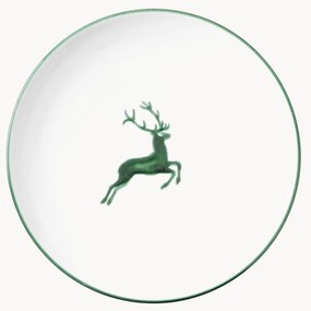 Piatto piano fatto a mano Cup Green Deer