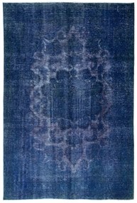 Vintage Tappeto persiano 290x190 Blu (Iran) Annodato A Mano