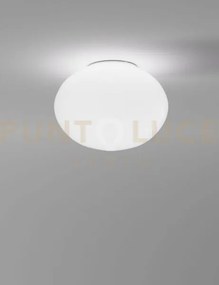 Lucciola plafoniera applique p bianco satinato e bianco opaco 1 luc...