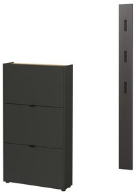 Set di mobili da ingresso color antracite 101x200x22 cm Ameca – Germania