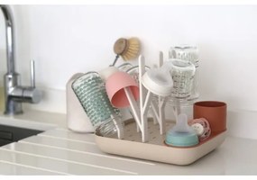 Beaba - Stendibottiglie beige/arancio