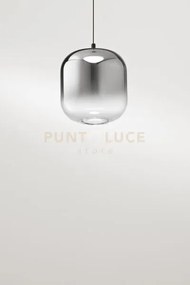 Solo vetro borosilicato fumé specchiato sfumato hunter d.14cm h.15cm