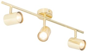 Plafoniera moderna ottone 3 luci orientabili - Jeana