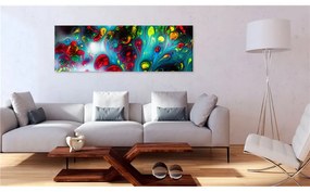 Quadro Fondo astratto con Colori Vivaci  Colore colorful, Dimensioni e Misure 135x45