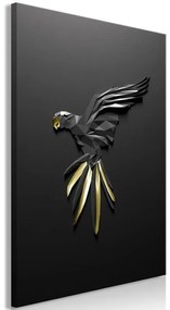 Quadro  Black Parrot (1 Part) Vertical  Larghezza x Altezza Home decor 40x60