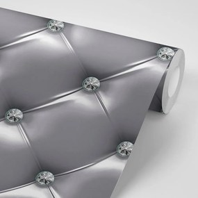 Carta da parati – Eleganza pelle in antracite