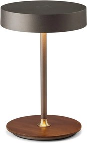 Halo Design 745791 - Lampada LED dimmerabile ricaricabile ON THE MOVE LED/2,5W/4000 mAh grigio/legno