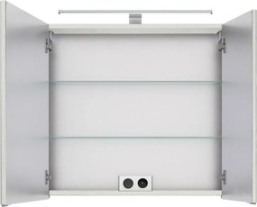Specchio Contenitore Con Illuminazione PELIPAL legno caldo L 75 x H 70.3 x P 17 cm
