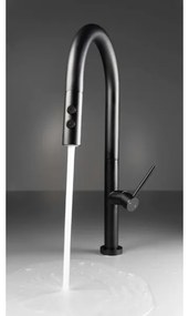 Deante BQO_N72M - Rubinetto lavello con doccetta estraibile OLFATO nero