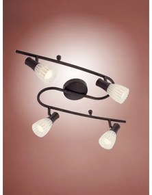 Redo 04-320 - Faretto DIONE 4xE14/28W/230V patina/rame