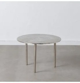 Tavolino da Caffè Alluminio 60 x 60 x 40 cm