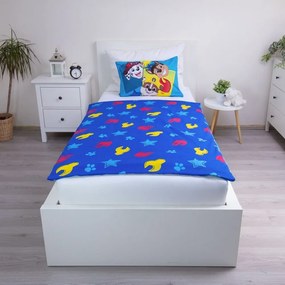 Set copripiumino e federa da bambini blu in cotone per culla 100x135 cm Paw Patrol "Pawsome days ahead" – Jerry Fabrics