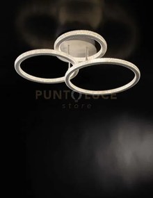 Plafoniera led bryant bianca 86w 11750lm 4000k 78x18x60cm diffusore...