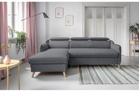 Divano letto angolare grigio scuro (angolo sinistro) Sweet Harmony - Miuform