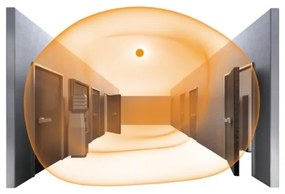 Steinel 069674-Lampada da bagno LED con sensore RSPRO P1 9,4W/230V 4000K IP54