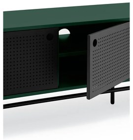 Tavolo TV nero e verde Punto - Teulat