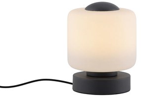 Lampada da tavolo grigio scuro incl. LED dimmerabile a 3 livelli con touch - Mirko