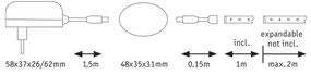 Paulmann 70955 - LED/3W Strip con sensore 1m YOURLED 230V