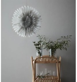 Markslöjd 705841 - Decorazione natalizia SOLINA 1xE14/25W/230V diametro 60 cm bianco