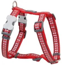 Imbracatura per Cani Red Dingo Osso Riflettente 46-76 cm Rosso