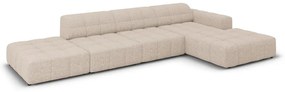 Divano angolare beige (angolo destro) Chicago - Cosmopolitan Design