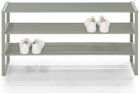 Scarpiera in metallo grigio-verde Rex - Spinder Design