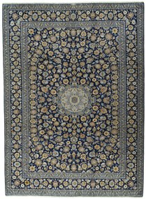 Kashan Tappeto persiano 410 x 300 Blu (Iran) Annodato A Mano