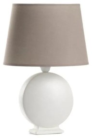 Lampada da tavolo shabby Zen/P grigio, in ceramica