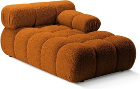Modulo divano bouclé arancione (angolo destro) Bellis - Micadoni Home
