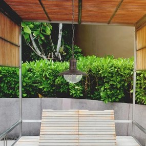 Brilagi - Lampada a sospensione per esterni MOLDE 1xE27/60W IP44 bronzo/patina