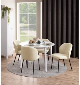 Sedie da pranzo beige in set di 2 Patricia - Actona