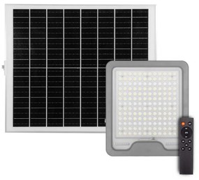 Faro LED Solare 300W IP66, Telecomando Incluso 4.500 lumen - SERIE PRO Colore Bianco Naturale 4.000K
