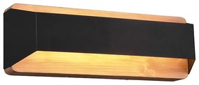 Applique nera 35 cm con LED a 3 livelli di dimmerazione - Tyko