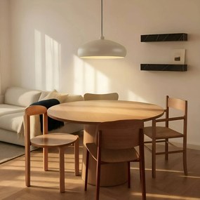 Lampada a sospensione Elover Lindby, dimmerabile, Crema / Ambra, Soggiorno / Sala da pranzo, Metallo, Moderno, Lampada a sospensione