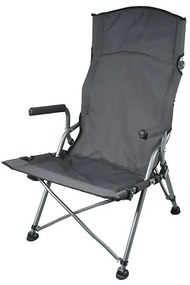 Sedia da campeggio pieghevole grigio