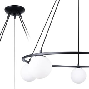 Sollux SL.1214 - Lampadario a sospensione con filo YOLI 5xG9/8W/230V nero