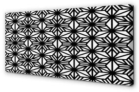 Quadro su tela Pattern geometrico floreale 100x50 cm
