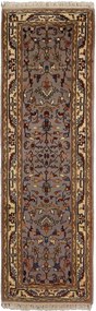 Sarouk Tappeto 250x80 Marrone (Indian) Annodato A Mano