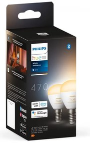 Lampadine smart in set da 2 pz E14, 5 W White ambiance - Philips Hue