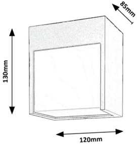 Rabalux 7476 - Applique a LED per esterni BALIMO LED/12W/230V nero IP54